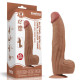 Фалоімітатор LoveToy Sliding-Skin Dual Layer Dong 12 Brown