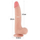 Фалоімітатор LoveToy Sliding-Skin Dual Layer Dong 8.5 998 Flesh