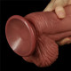 Фалоімітатор LoveToy Dual-Layered Silicone Cock 10 Brown