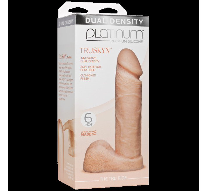 Фалоімітатор Doc Johnson Platinum TRUSKYN The Tru Ride 6 Inch