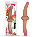 Двосторонній фалоімітатор LoveToy Holy Dong Double-Ended Dildo 12.5 Тілесний