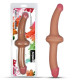 Двосторонній фалоімітатор LoveToy Holy Dong Double-Ended Dildo 12.5 Тілесний