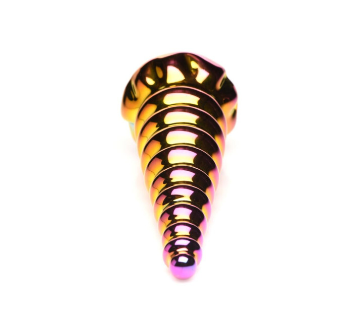 Фентезійний фалоімітатор Creature Cocks Twilight Rainbow Glass Dildo