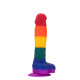 Радужный фаллоимитатор Dreamtoys Colourful Love Dildo 20 см