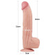 Фаллоимитатор LoveToy Sliding-Skin Dual Layer Dong 12 Flesh