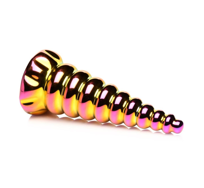 Фентезійний фалоімітатор Creature Cocks Twilight Rainbow Glass Dildo