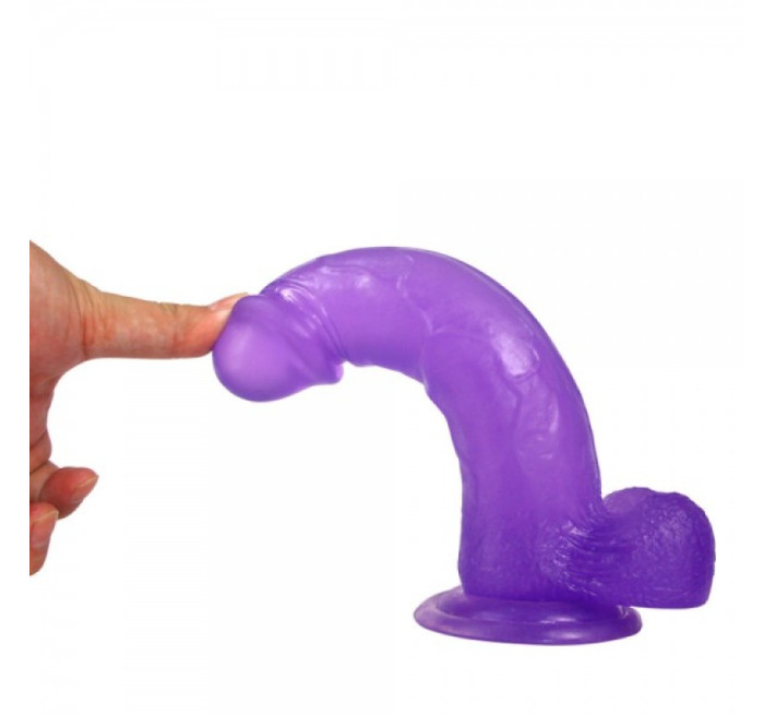 Фалоімітатор LoveToy Jelly Studs Crystal Dildo Large