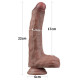Фалоімітатор LoveToy Dual-Layered Silicone Cock 8.5 Brown 660