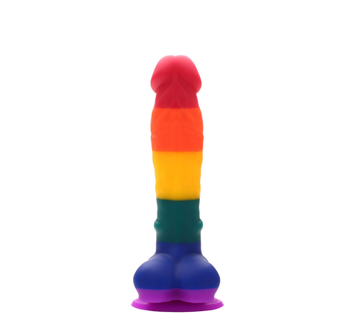Радужный фаллоимитатор Dreamtoys Colourful Love Dildo 20 см