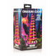 Фентезійний фалоімітатор Creature Cocks Twilight Rainbow Glass Dildo