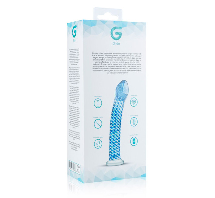Скляний дилдо Gildo Glass Dildo No. 5
