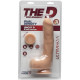 Фалоімітатор Doc Johnson The Uncut D 9 Inch With Balls ULTRASKYN Тілесний