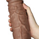 Фаллоимитатор LoveToy Realistic Chubby Dildo 10.5 Коричневый