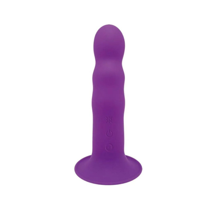 Ділдо з вібрацією Adrien Lastic Hitsens 3 Фіолетовий 18,2/4 см