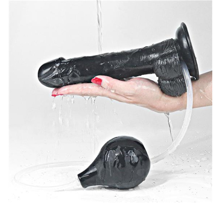 Фалоімітатор LoveToy Squirt Extreme Dildo 9 Black