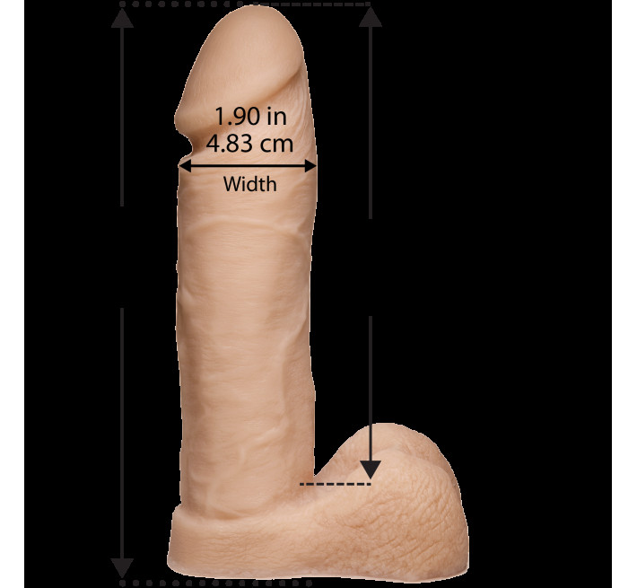 Фаллоимитатор Doc Johnson Platinum TRUSKYN The Tru Ride 8 Inch