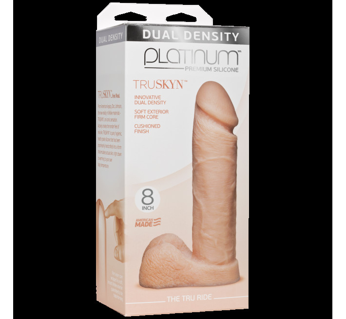 Фаллоимитатор Doc Johnson Platinum TRUSKYN The Tru Ride 8 Inch