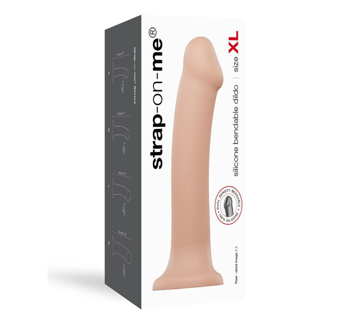 Фалоімітатор Strap-On-Me Dual Density Dildo XL Тілесний