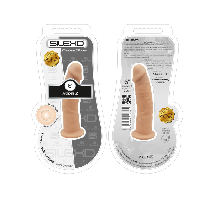 Фалоімітатор Silexd Robby (Premium Silicone Dildo MODEL 2 size 6")