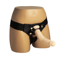 Фалоімітатор Naked Addiction — 9″ Silicone Dual Density Bendable Dildo Vanilla, віброкуля в подаруно Фалоімітатор Naked Addiction — 9″ Silicone Dual Density Bendable Dildo Vanilla, віброкуля в подаруно