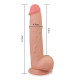 Фалоімітатор з мошонкою LoveToy Skinlike Soft Dong 8.5