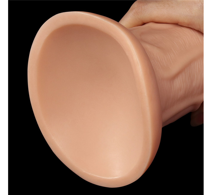 Фалоімітатор LoveToy Realistic Curved Dildo 9.5 Тілесний