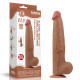 Фаллоимитатор LoveToy Sliding-Skin Dual Layer Dong 13.5 Brown