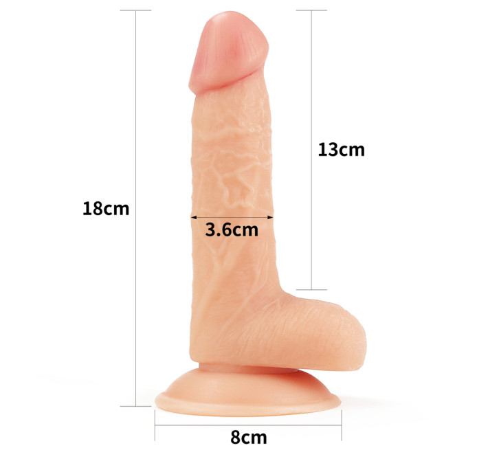 Фалоімітатор LoveToy The Ultra Soft Dude 7