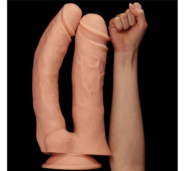 Фалоімітатор LoveToy King-Sized Realistic Mega Double Dildo 12"