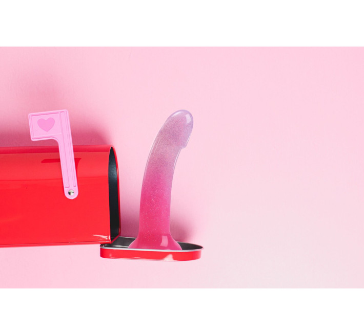 Дилдо с градиентом и блестками Love To Love Dildolls - SUNRISE, ультрамягкий