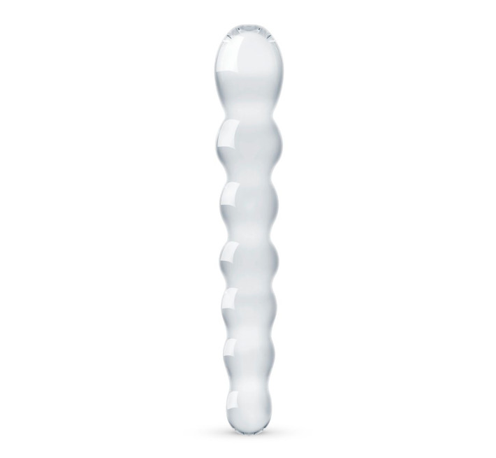 Стеклянный дилдо в виде бусин Gildo Glass Dildo No. 19