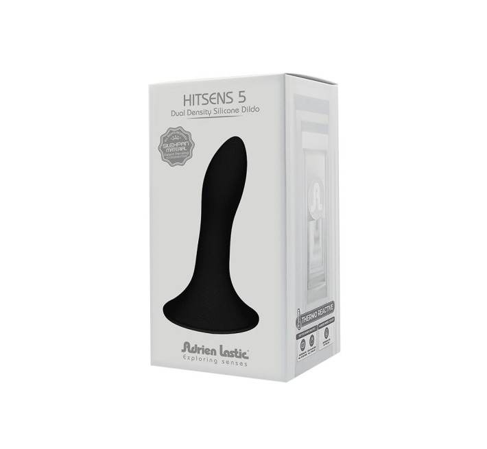 Ділдо з присоскою Adrien Lastic Hitsens 5 Чорний
