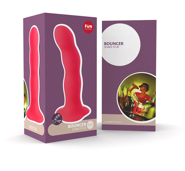 Фалоімітатор Fun Factory Bouncer Червоний