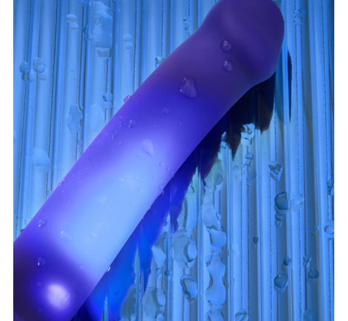 Дилдо, що світиться Strap-On-Me Glow-LED Dildo Purple - M