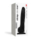 Реалистичный фаллоимитатор Strap-On-Me SOFT REALISTIC DILDO Черный Size M