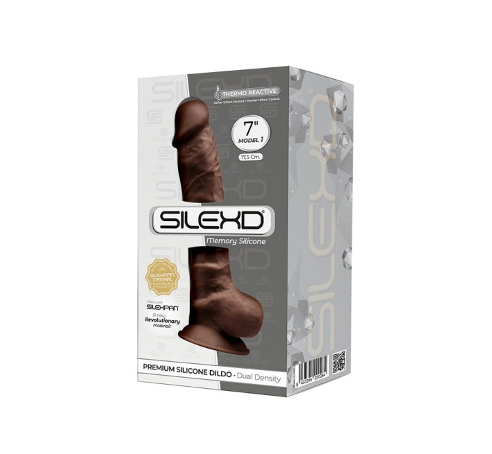 Фалоімітатор SilexD Johnny MODEL 1 Коричневий size 7in