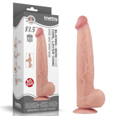 Фаллоимитатор LoveToy Sliding-Skin Dual Layer Dong 13.5 Flesh