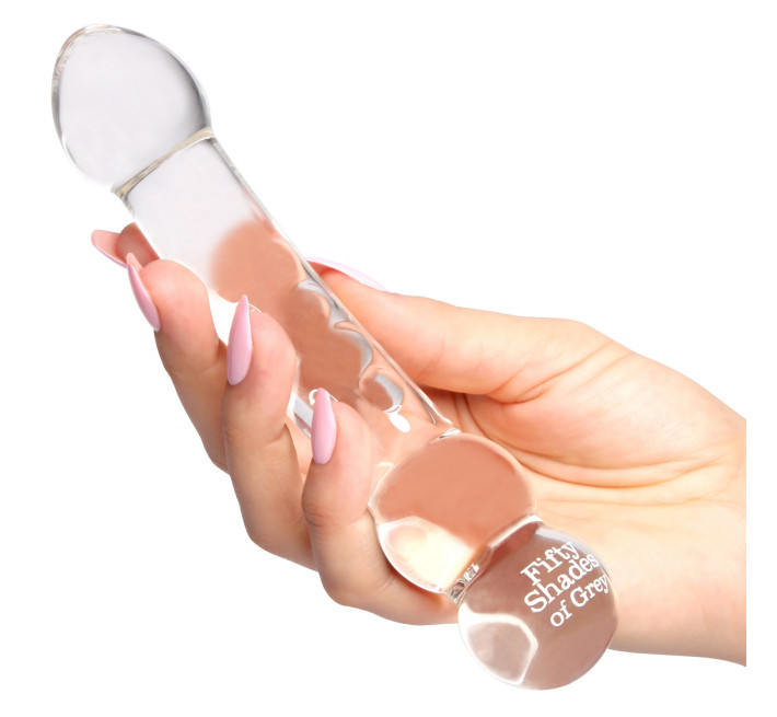 Скляний фаломімітатор Fifty Shades of Grey Зведи мене з розуму