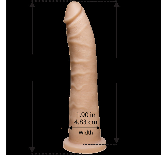 Фалоімітатор Doc Johnson Platinum TRUSKYN The Tru Ride Slim 9 Inch