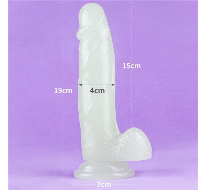 Фалоімітатор LoveToy Lumino Play Dildo 7.5