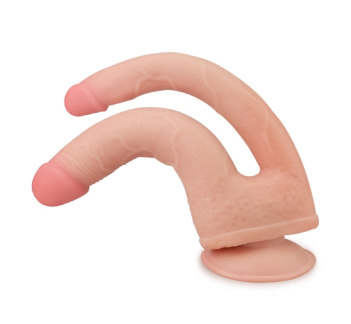 Фалоімітатор LoveToy Skinlike Double Penetration Soft Cock