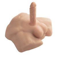 Півторс з фалоімітатором на присосці SilexD Apollo S Male Torso, суперреалістичний, термореактивний Півторс з фалоімітатором на присосці SilexD Apollo S Male Torso, суперреалістичний, термореактивний