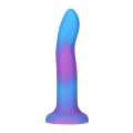 Фалоімітатор, що світиться в темряві, ADDICTION Rave 8 Glow in the Dark Dildo Blue Purple, 20,3 см