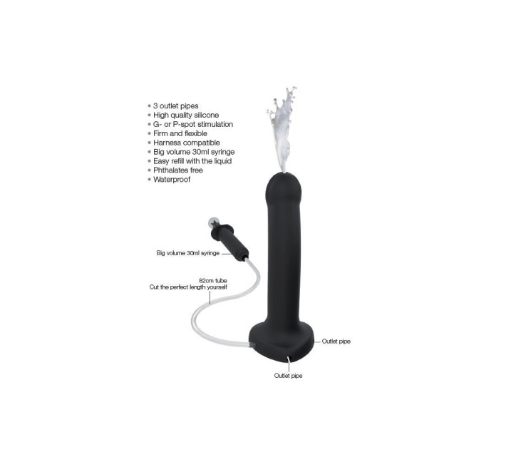 Закінчуючий фалоімітатор Strap-On-Me Dildo Cum Тілесний