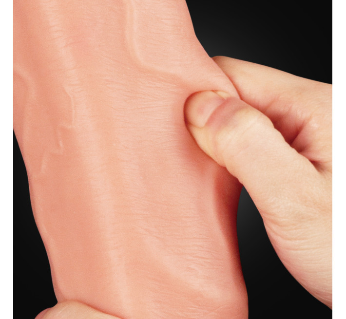 Фалоімітатор LoveToy Dual-Layered Silicone Cock 12 Flesh 453