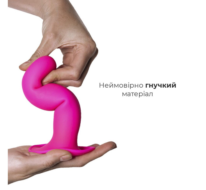 Ділдо з присоскою Adrien Lastic Hitsens 4 Рожевий