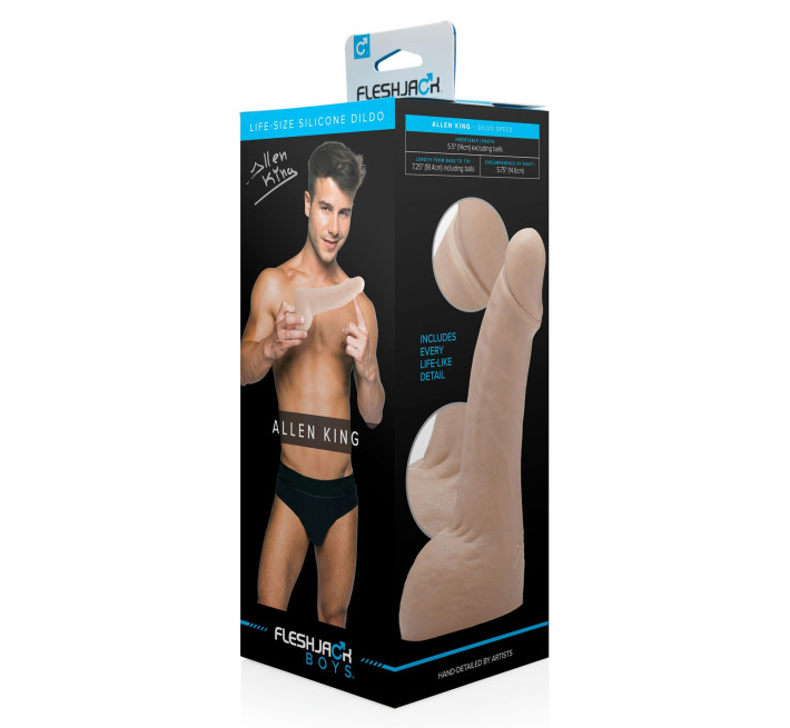 Фаллоимитатор Fleshjack Boys: Allen King Dildo, по слепку пениса порноактера