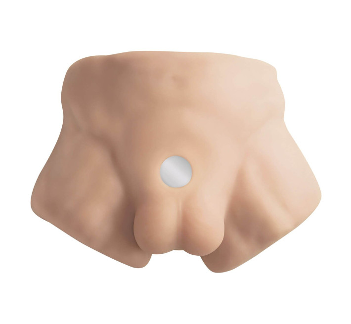 Півторс з фалоімітатором на присосці SilexD Apollo S Male Torso, суперреалістичний, термореактивний