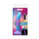 Фалоімітатор, що світиться в темряві, ADDICTION Rave 8 Glow in the Dark Dildo Blue Purple, 20,3 см