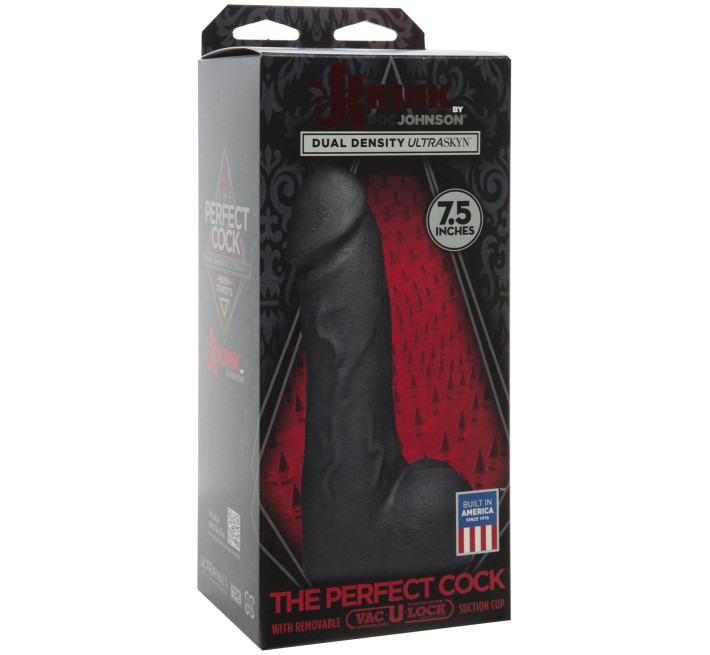 Фалоімітатор зі знімною присоскою Doc Johnson Kink - The Perfect Cock 7.5 inch With Removable Vac-U-
